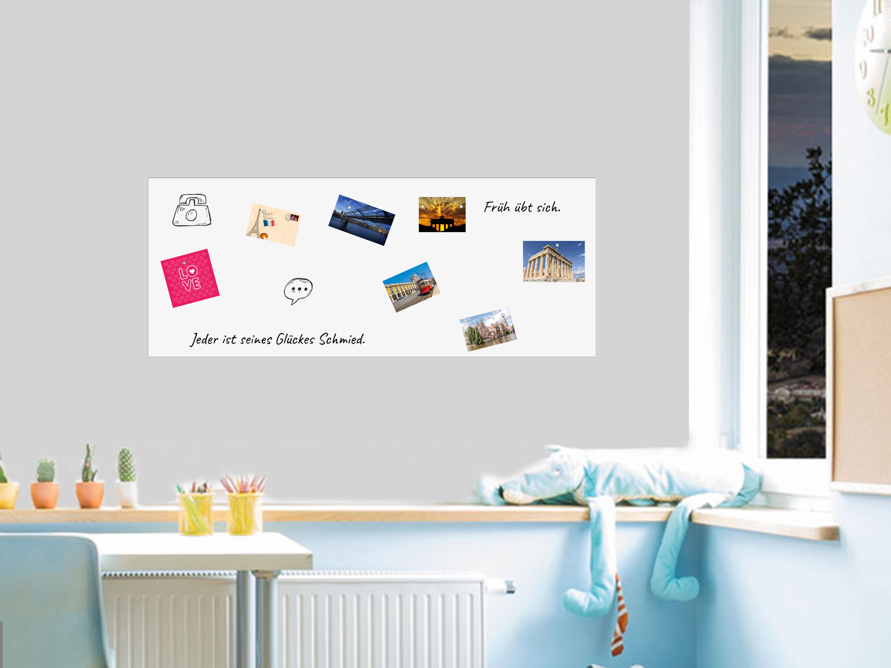 Whiteboard selbstklebend, nicht permanent, 42x30 cm Whiteboard selbstklebend, nicht permanent, 42x30 cm